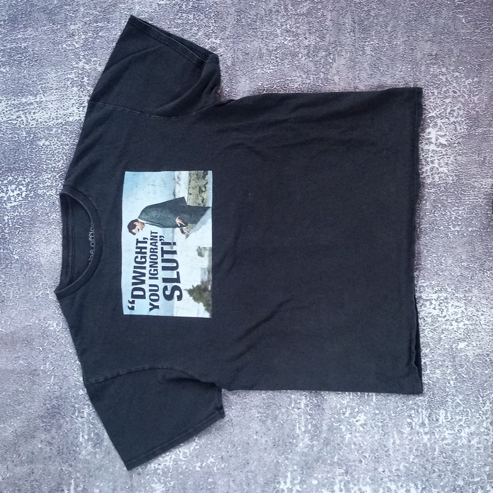 THE OFFICE Dwight You Ignorant SLT Michael Scott Graphic T-Shirt
